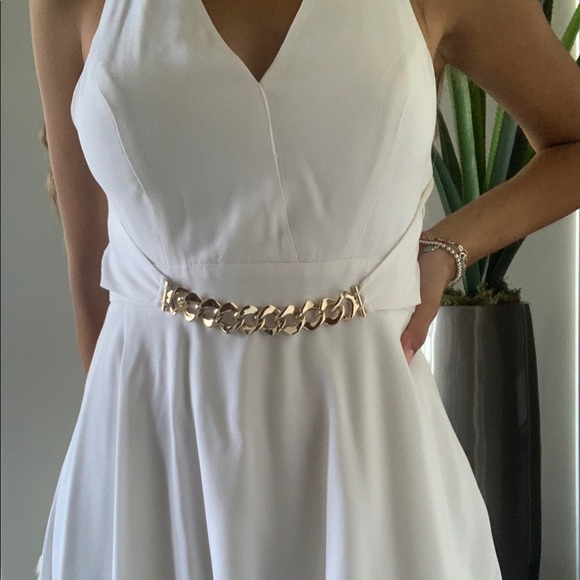 WHITE FLOWY DRESS - Picture 2 of 4